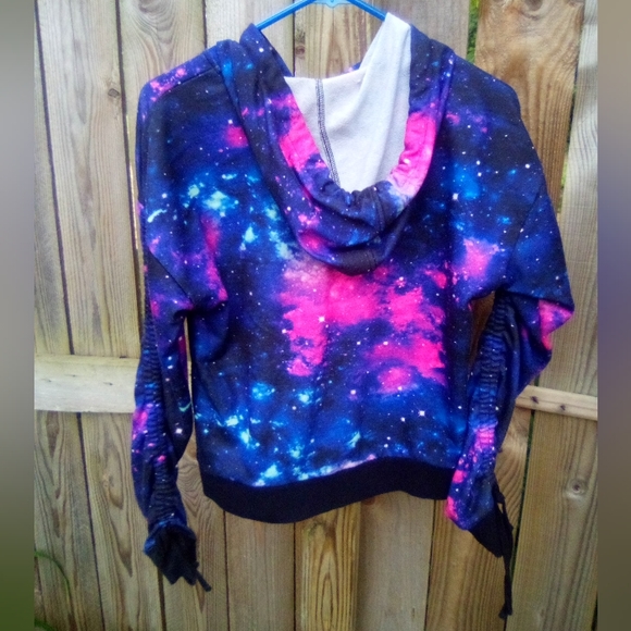 Hot Topic Galaxy hoodie - Picture 2 of 2